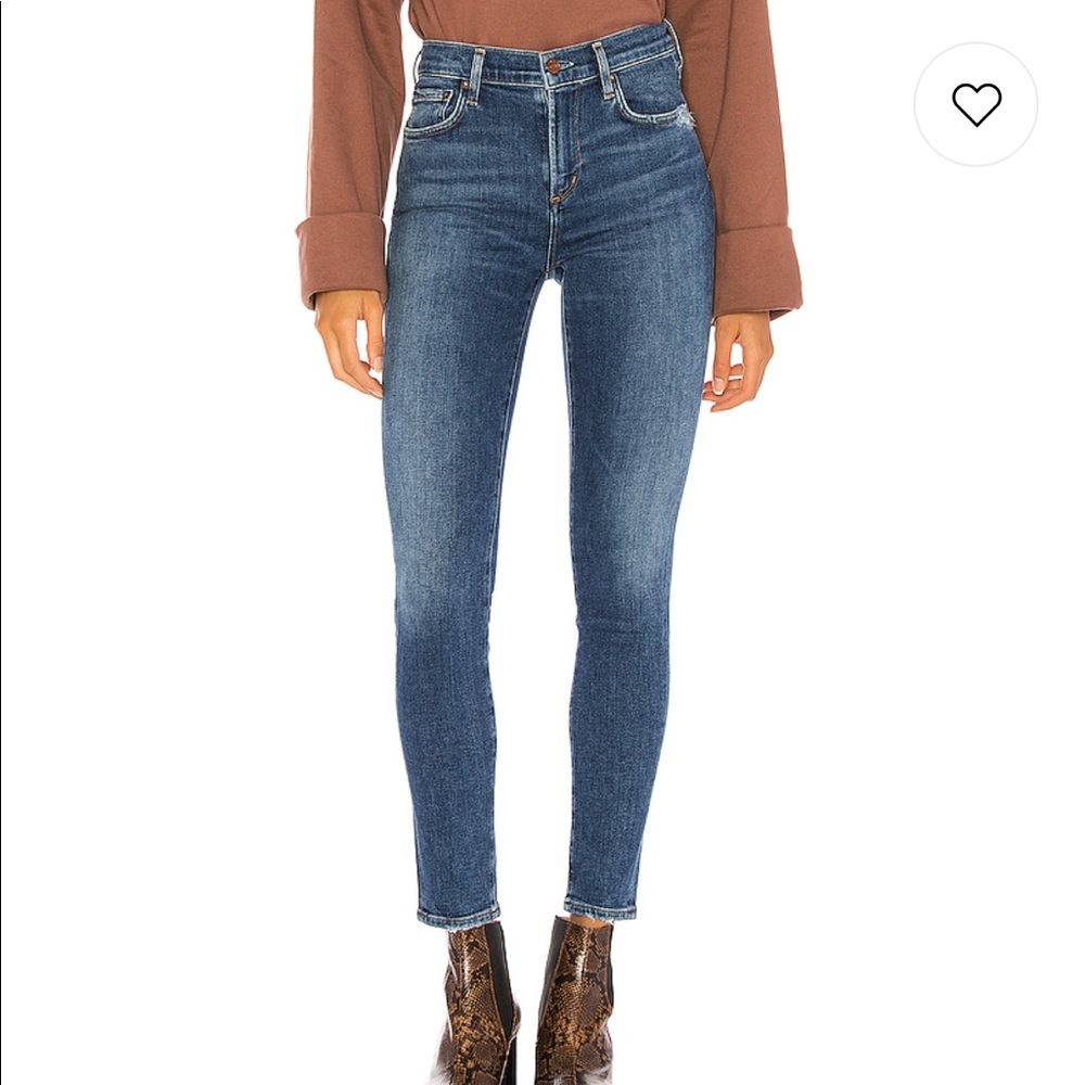 Agolde Sophie mid-rise ankle skinny 27